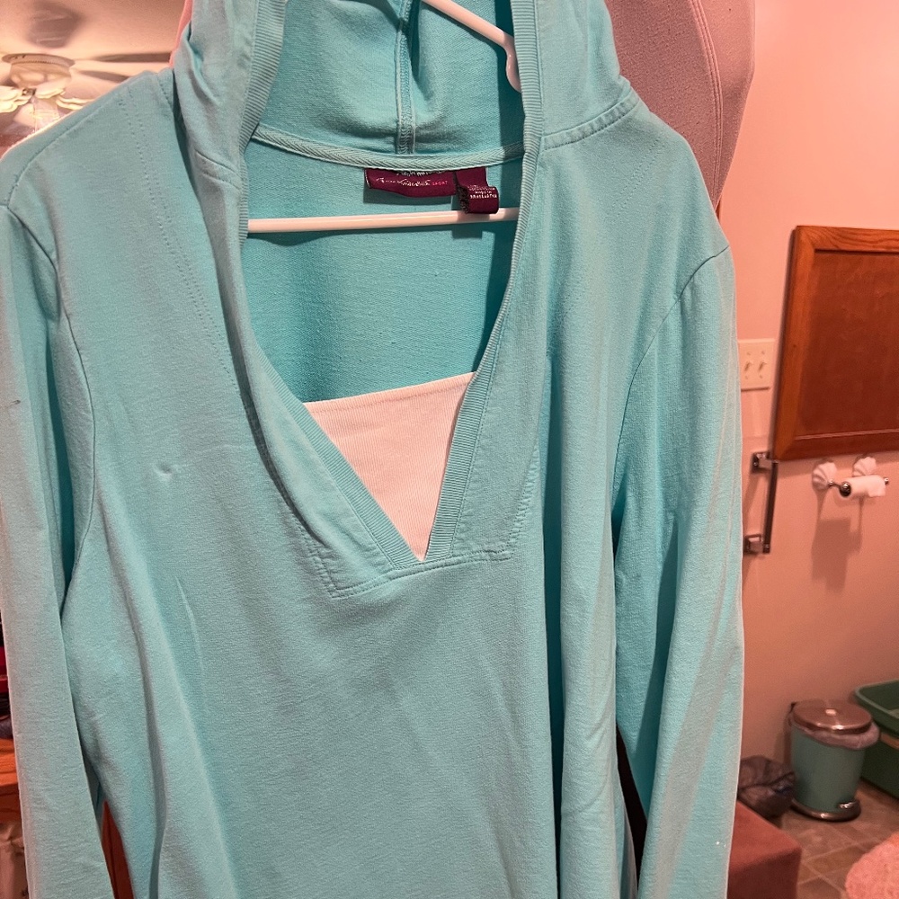 Classic sky blue hoodie size 2X